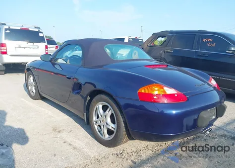 2001 Porsche Boxster из США, поврежденный, VIN WP0CA29801U622090